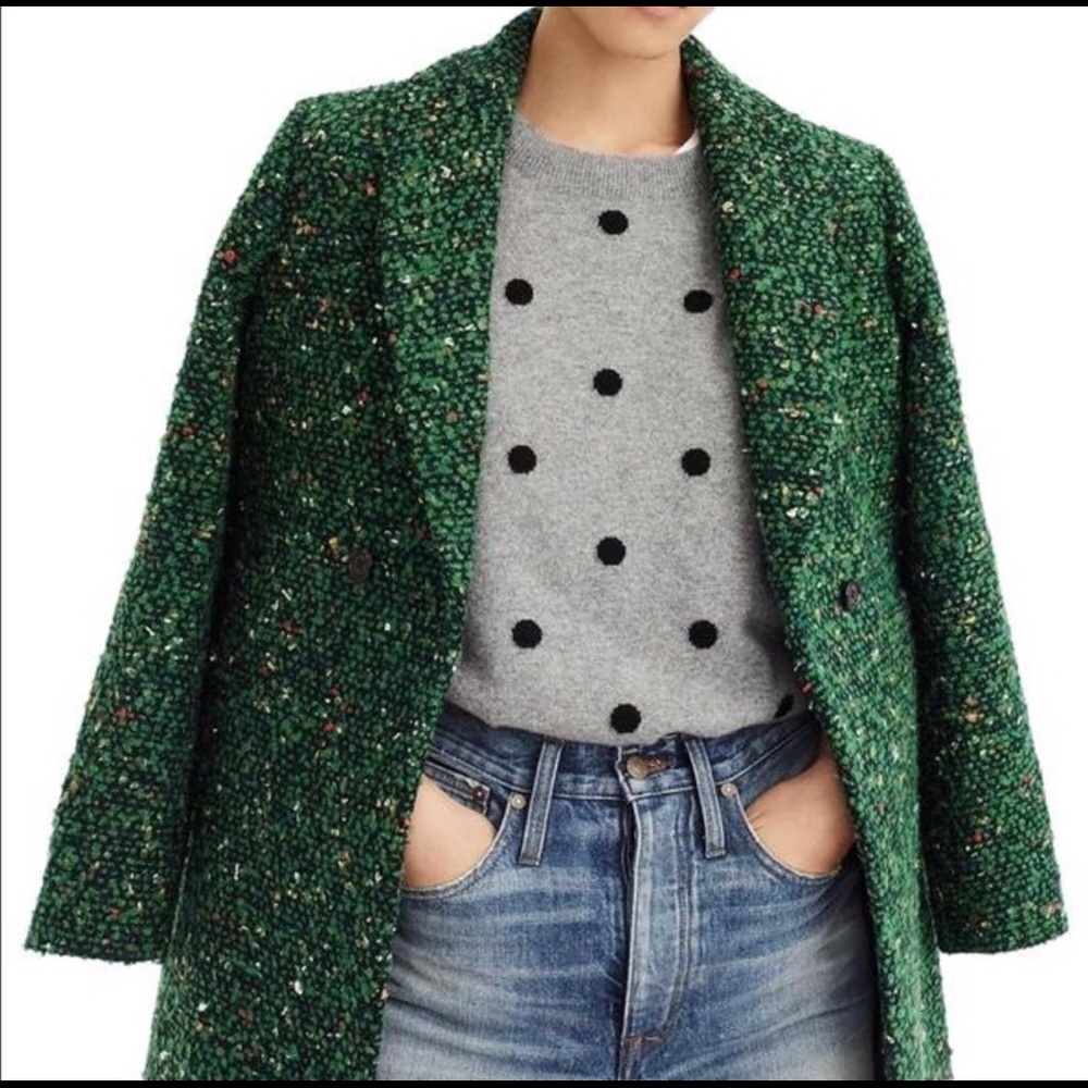 J.Crew Daphne Coat in Italian Tweed (sz 4)